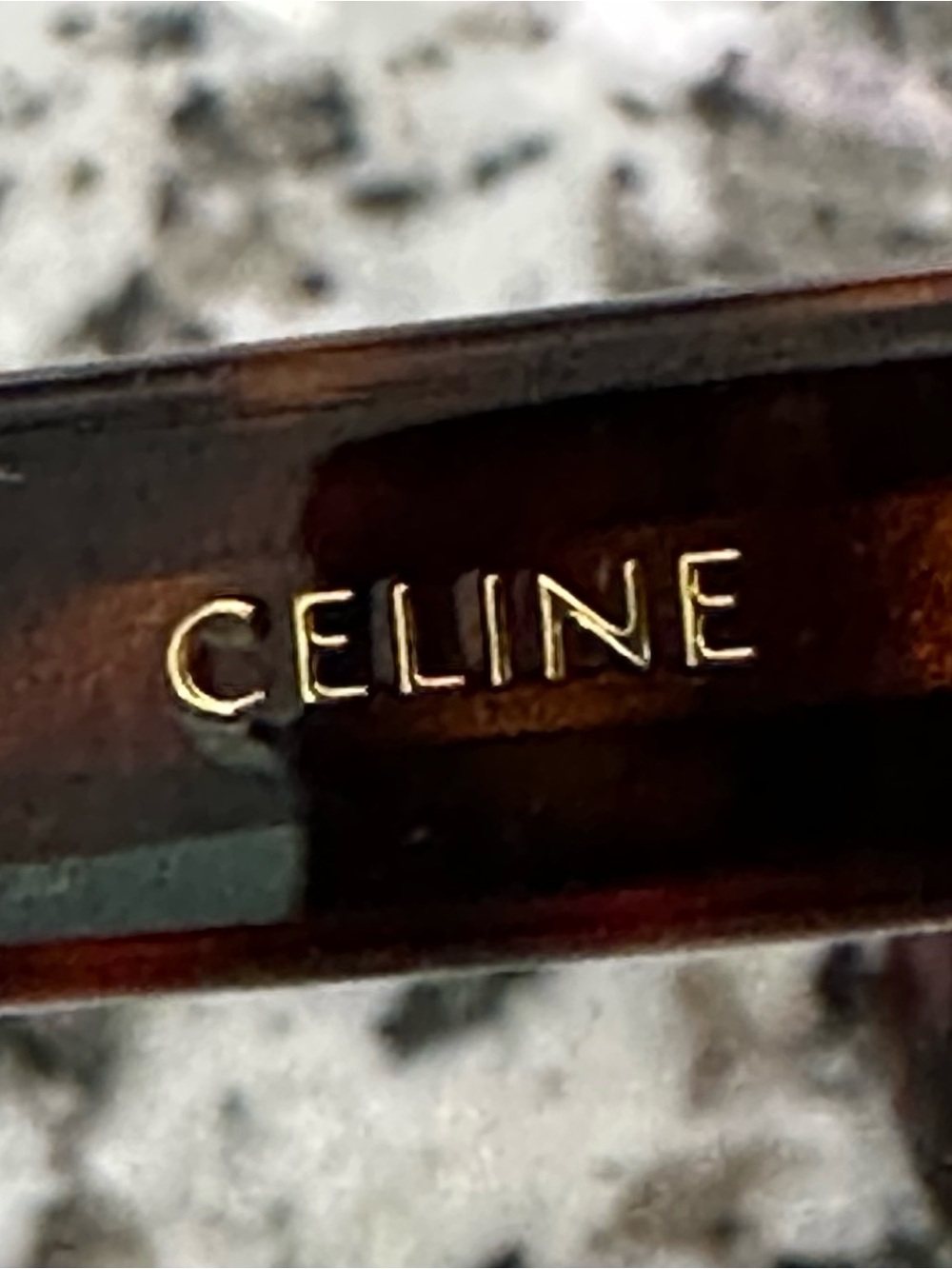 Celine Tortoiseshell Sunglasses CL400721 NWT Retail 500.00 - Picture 3 of 4